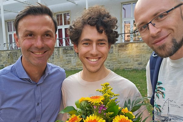 Michael Fritzsch, Nuño Sobota und Tobias Garling